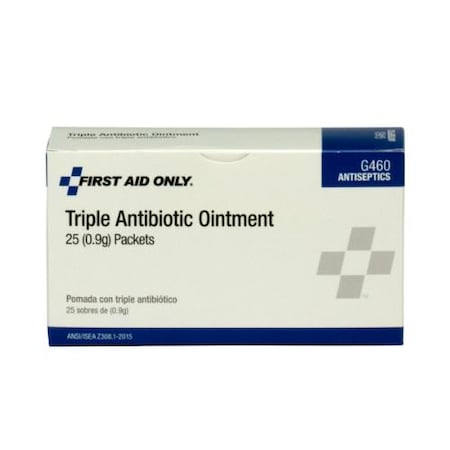 First Aid Only Antibiotic Ointment, PK25 G460